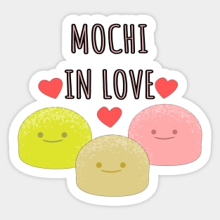 Mochi in Love Drawings Sticker